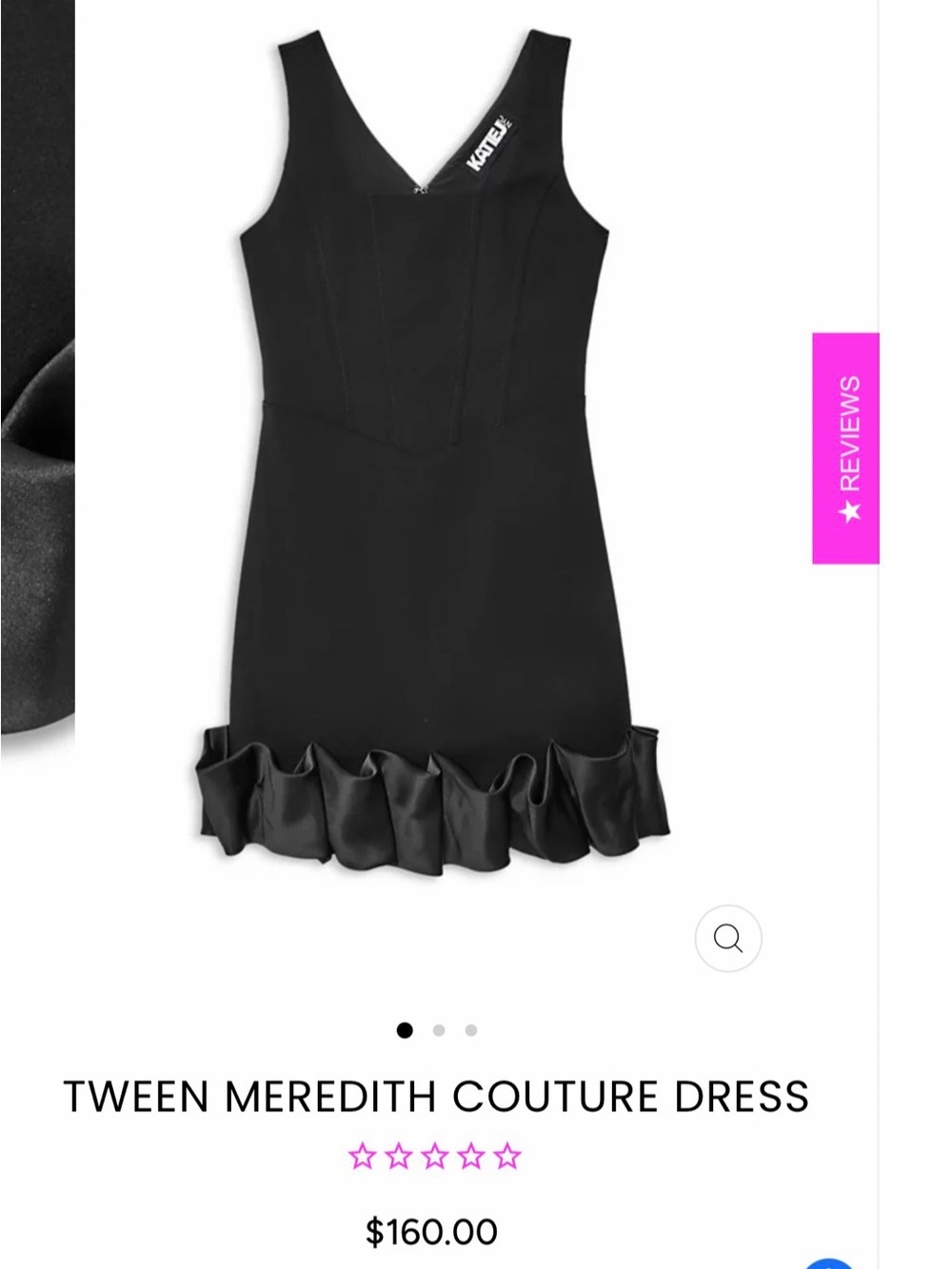 Girl’s Katie J NYC Meredith Couture Dress Size Medium